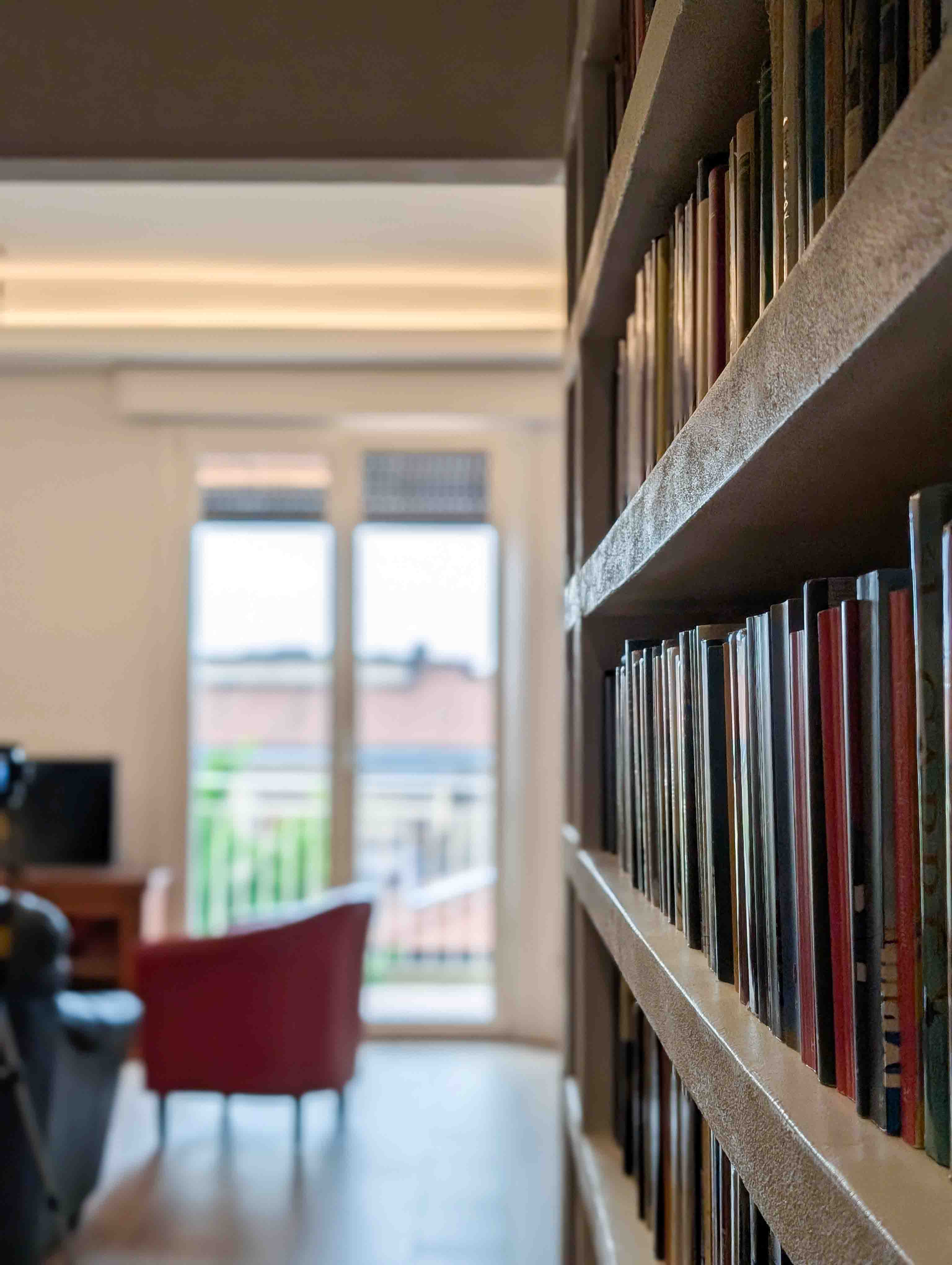 Particolare costruttivo libreria
