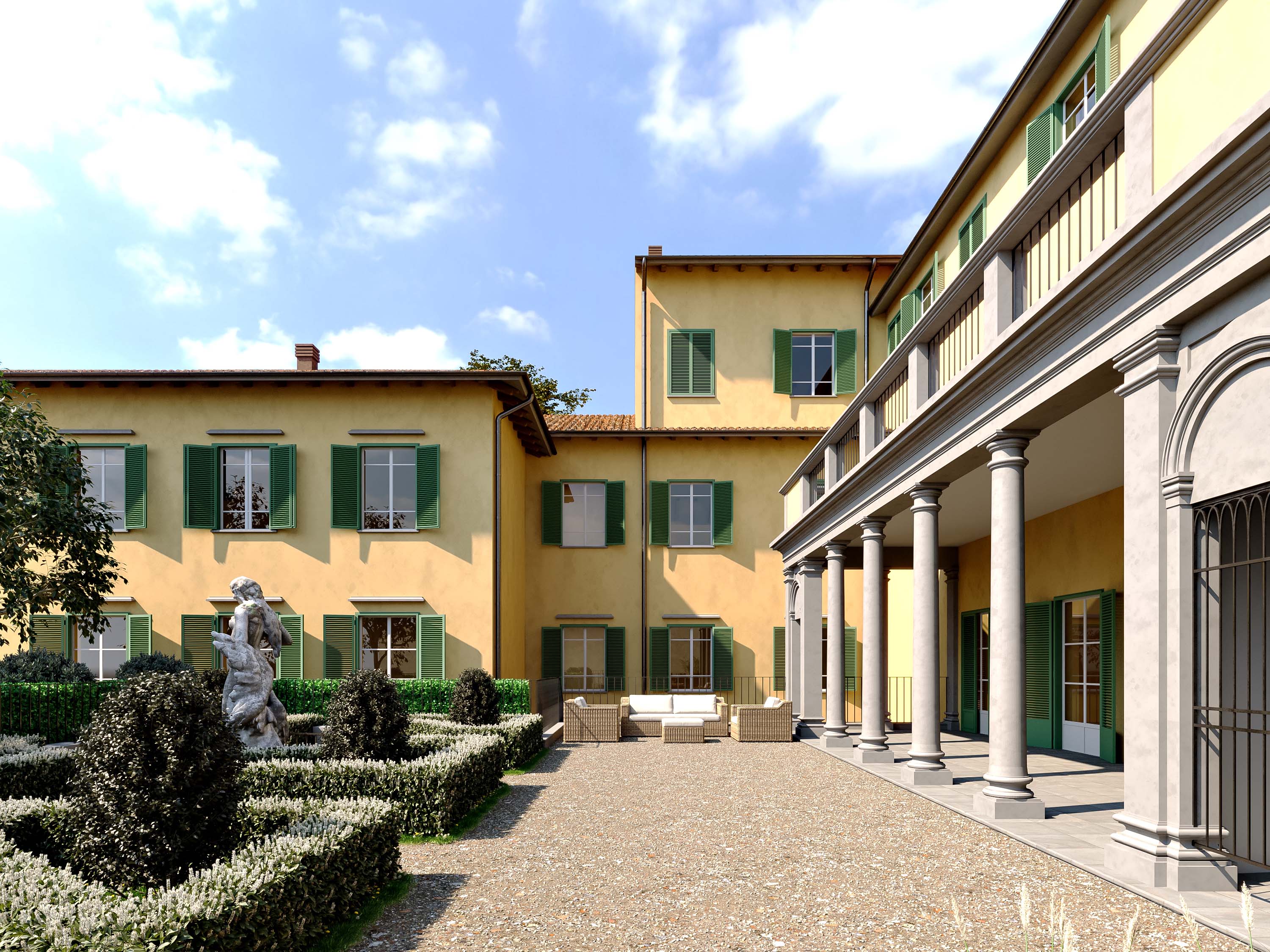 Porticato, Palazzo PA
